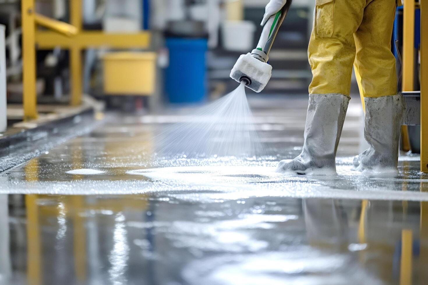 Epoxy Floor Cleaning